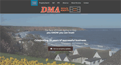 Desktop Screenshot of dmaestateagents.co.uk