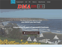 Tablet Screenshot of dmaestateagents.co.uk